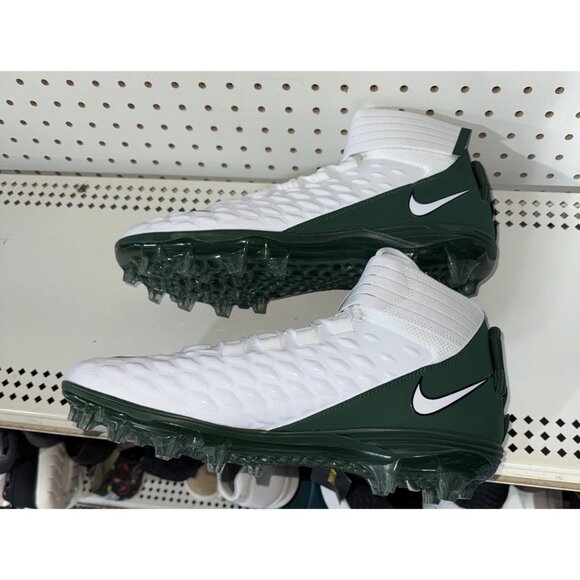 Nike Force Savage Pro 2 Mens Football Cleats Size 14 White Green BV3969-107 - Picture 6 of 8